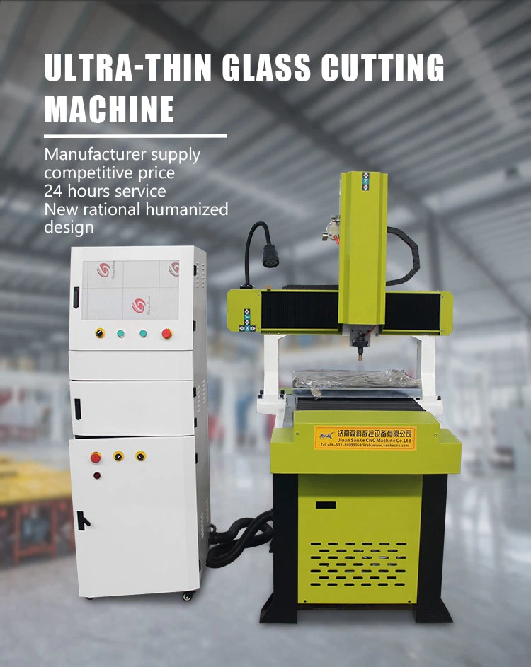 CNC Super Mini Model 500*500mm Size with Glass Specific Using Controller Mirror Glass Cutting Machine