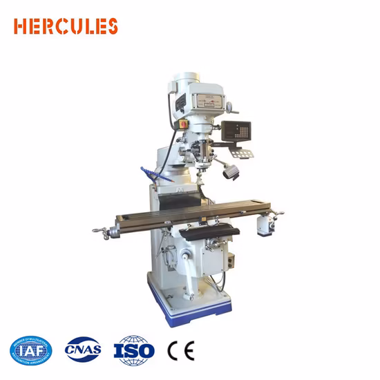 Fraiseuse à tourelle verticale M4 pour le métal, broche de Taiwan